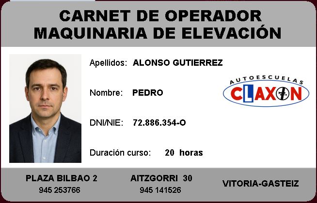 Carnet carretillas
